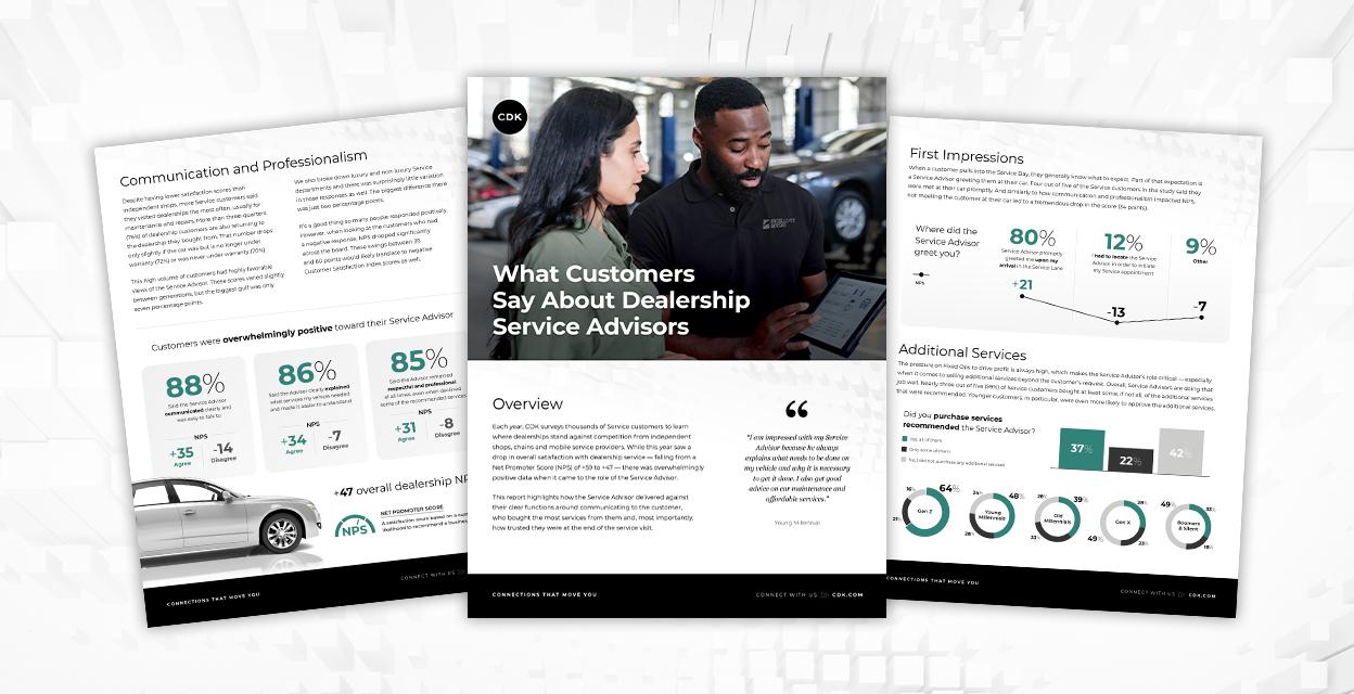 What Customers Really Think About Their Service Advisors.