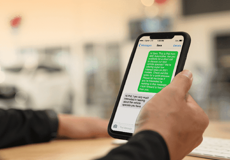 5 Car Sales Text Message Templates that Work with Video for Today’s Market